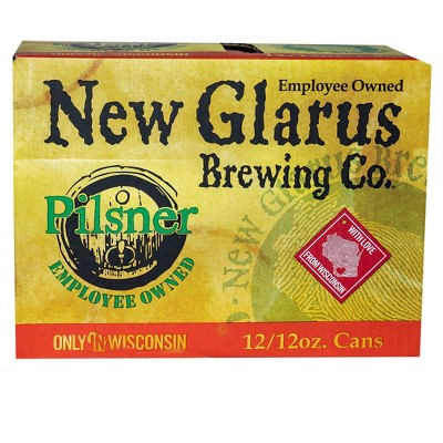 New Glarus Pilsner Beer - 12pk/12 fl oz Cans
