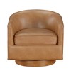 Swivel Barrel Chair with 6-Inch Plush Seat, Removable Cushion, and 360-Degree Swivel - 2 of 4