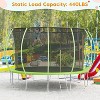 Coucheta Trampoline 16 ft, Trampolines for Kids & Adults, Trampoline with Enclosure, Ladder, Recreational Trampolines for Outdoor Jump, ASTM Approved - 2 of 4