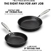 imarku Non Stick Frying Pans - 8 & 10 inch Frying Pan Set Nonstick Skillet, Professional Frying Pans Nonstick with Cool Stainless Steel Handle - 2 of 4