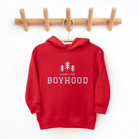 The Juniper Shop Long Live Boyhood Toddler Graphic Hoodie 2T Red