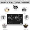 Cusimax Double Hot Plate For Cooking,Stainless Steel Electric Burner - 2 of 4