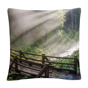 Pierre Leclerc' 16 X 16 Decorative Throw Pillow by Trademark Fine Art - 1 of 4