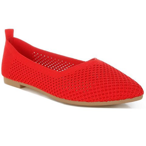 Обувь London Rag Womens Selaris Fly Knit Slip On Ballerinas 6
