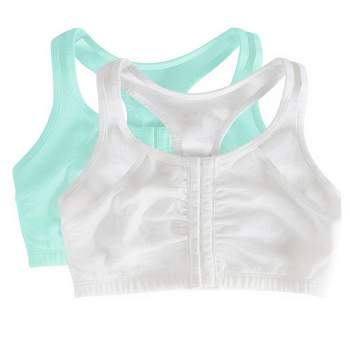 Fruit of the Loom Womens Built Up Tank Style Sports Bra, Mint Chip