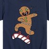 Boys' - Instant Message - Gingerbread Skater Christmas Short Sleeve Graphic T-Shirt - 2 of 4