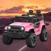 Kids Ride on Truck - Electric Car with Parent Remote Control, Spring Suspension, 2 - Speed Off - Road, LED Lights, Ideal Gift - 2 of 4