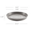 Ecopots Round Recycled Plastic Modern In/Outdoor Planter Flower Pot Saucer - 3 of 3