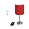 Creekwood Home Contemporary Bedside Table Lamps with USB Port - 4 of 4