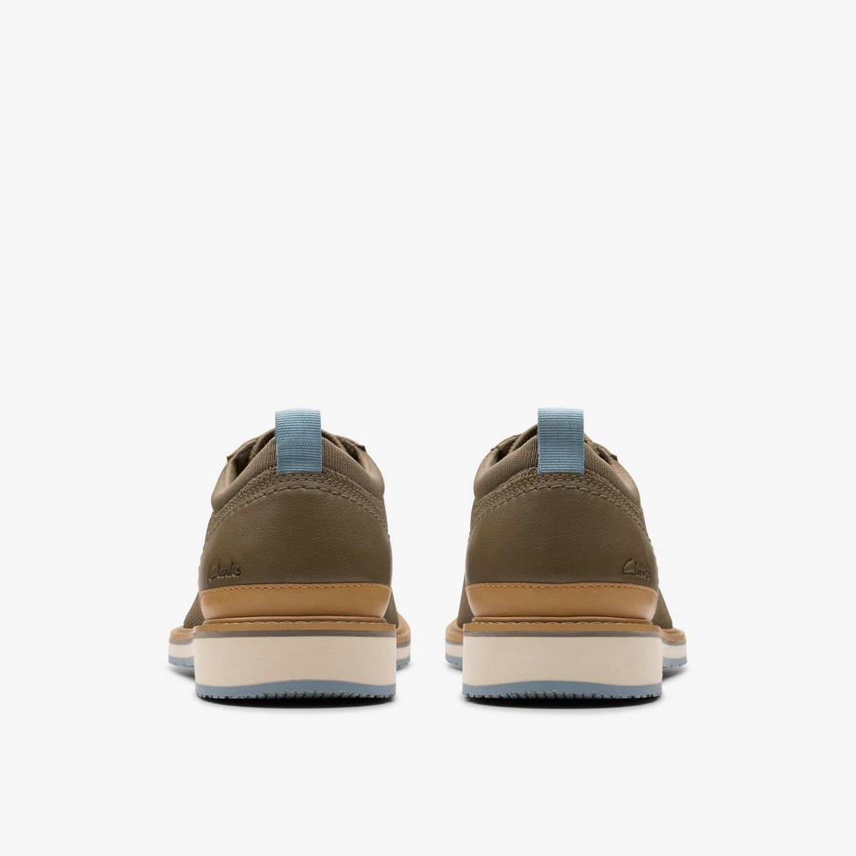 Clarks Mens Monahan Knit Grey Knit Shoes - thumbnail 5