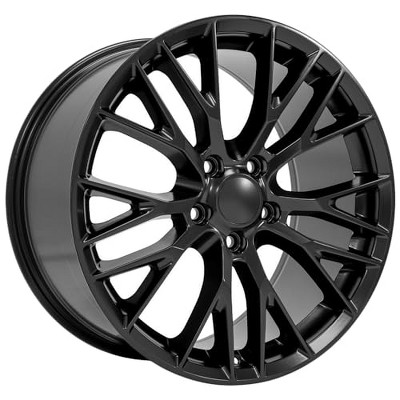 OE Wheels LLC CV22B-18085-5475-56B1 Satin Black Wheel Painted (18 x 8.5 inches /5 x 120 mm, 56 mm Offset)
