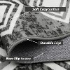 Washable Runner Rug - Non-Slip Hallway & Kitchen Rug - Modern Farmhouse Entryway Runner - Low Pile Bedroom Rug - 4 of 4