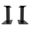 Kanto YU6 Powered Bookshelf Speakers with Bluetooth (Walnut) with SP9 Desktop Stands (Black) - 4 of 4