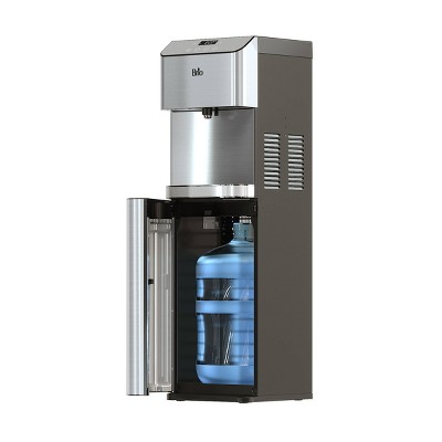 Photo 1 of Brio Moderna Bottom Load Water Cooler Dispenser - Tri-Temp, Adjustable Temperature, Self-Cleaning, Touch Dispense, Child Safety Lock, Holds 3 or 5 Gallon Bottles, Digital Display and LED Light
