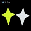 Unique Bargains Waterproof High-Visibility Warning Adhesive Reflective Stickers 2.87" x 2.17" 12 Pcs - 3 of 4