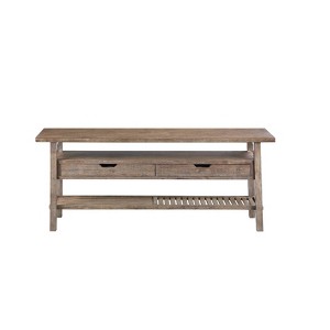 Sonoma TV Stand for TVs up to 58" Gray - Boraam: Farmhouse Style, Media Storage, Acacia Wood - 1 of 4