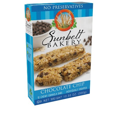 Sunbelt Bakery Chocolate Chip Granola Bars 10ct