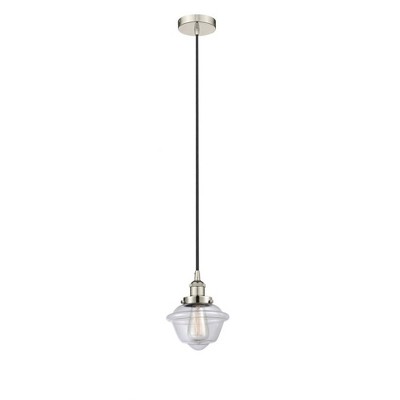 Oxford - 1 Light Mini Pendant In Traditional Style-9.5 Inches Tall and 7.5 Inches Wide