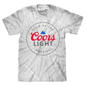 Tee Luv Coors Light Cold as the Rockies Tie Dye T-Shirt - 1 of 3
