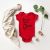 The Juniper Shop Hello World Giraffe Baby Bodysuit - 2 of 2