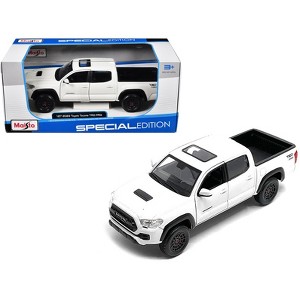 2023 Toyota Tacoma TRD PRO Pickup Truck White with Sunroof "Special Edition" Series 1/27 Diecast Model Car by Maisto - 1 of 3