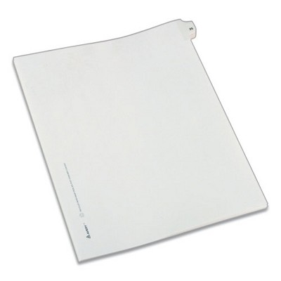 Avery Preprinted Legal Exhibit Side Tab Index Dividers, Allstate Style, 10-Tab, 25, 11 x 8.5, White, 25/Pack