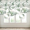 Big Dot of Happiness Boho Botanical - Greenery Party Hanging Decor - Party Decoration Swirls - Set of 40 - 3 of 4