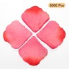 Unique Bargains Wedding Party Decoration Silk Artificial Flower Rose Petals 2''x2'' 5000 Pcs Pink&Red - 3 of 3
