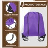 Unique Bargains Fitness Sports Travel Lightweight Drawstring Backpacks 2 Pcs - 3 of 4