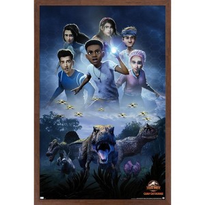 Trends International Jurassic World: Camp Cretaceous - One Sheet Framed Wall Poster Prints - 1 of 4