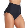 FIONECA Women Retro High Waisted Bikini Bottoms Tummy Control Swimsuit Bottoms - 4 of 4