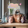 Mochi Monster 4-Pack Plush Toys wih Keychain Charm – Cute Collectible Toy in Green, Lilac, Pink, Tan – Soft Stuffed Animal Bag Clip for Kids & Adults - 2 of 4