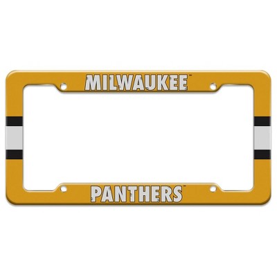 Milwaukee Panthers Stripes License Plate Tag Frame