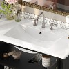 FURNIinspire Bathroom Storage Cabinets Modern Bathroom Vanity, Cabinet Organizer With Ceramic Sink, Adjustable Shelf, Open Shelf, Black, 18.5"*36"*34" - 4 of 4