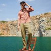 Campus Sutra Men Men's Sienna Brown Animal Print Shirt - 3 of 3