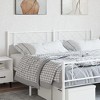 vidaXL Metal Headboard, White, 70.9" - 2 of 4