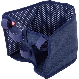 Gotz Bike Seat Blue Clouds - for Dolls up to 20" - Attaches to Any Size Bike - 1 of 4