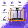 Moxie Pumpkin-Shaped Outdoor Trampoline Set with Premium Top-Ring Frame Safety Enclosure - 2 of 4