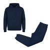 Galaxy By Harvic Men's Modern Fit Fleece-Lined Pullover Hoodie & Jogger 2-Piece Set - 3 of 4