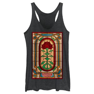 Women's Stranger Things The Rose of Life Racerback Tank Top - 1 of 4