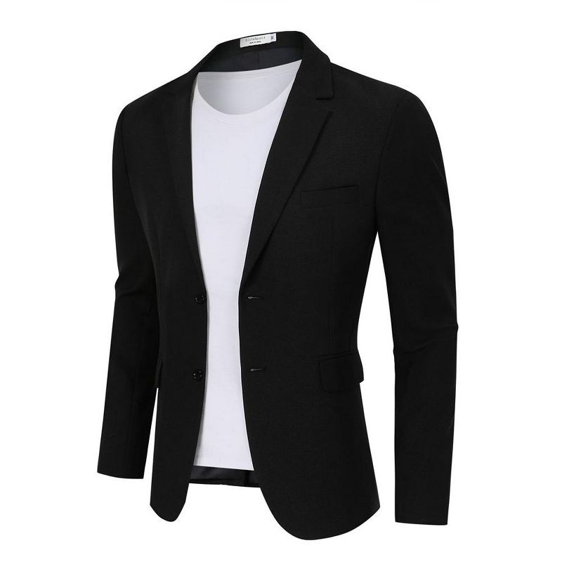 Men Sport Coats Big and Tall Blazers for Men Business Casual Suit Jacket Regular Fit Fashion Lightweight, 5 of 7