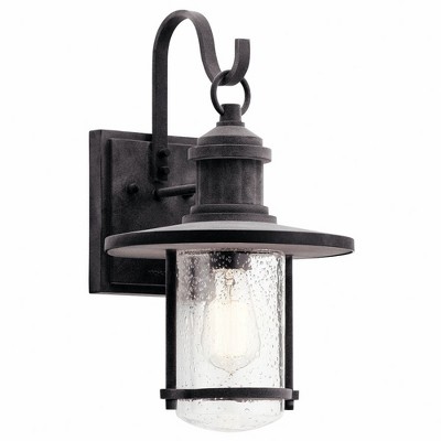 Riverwood™ 16.75" 1 Light Wall Light Weathered Zinc