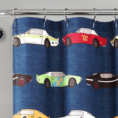 Car Shower Curtains Target, Race Car Shower Curtain