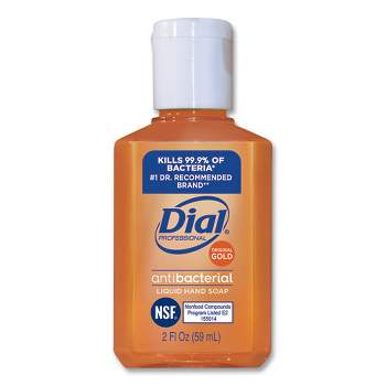 Dial Professional Gold Antibacterial Liquid Hand Soap, Floral, 2 oz, 144/Carton