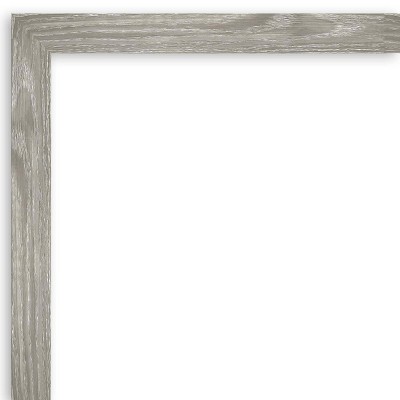 Dove Greywash Rustic Wood Framed Corkboard, 28x20