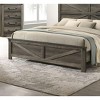 TiramisuBest Modern White 3pc Bedroom Set Queen Size Bed w LED 2x Nightstands Mattress Ready Furniture Acrylic Trim - 2 of 4