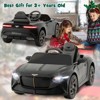 Infans 12V Licensed Bentley Bacalar Kids Electric Ride on Car w/Remote Control Black - 4 of 4