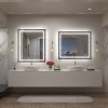 Apmir Super Bright Front & Back LED Lighted Anti-Fog Aluminum Alloy Framed Tempered Glass Bathroom/Vanity Mirror with ETL & 3-Year Warranty - 4 of 4