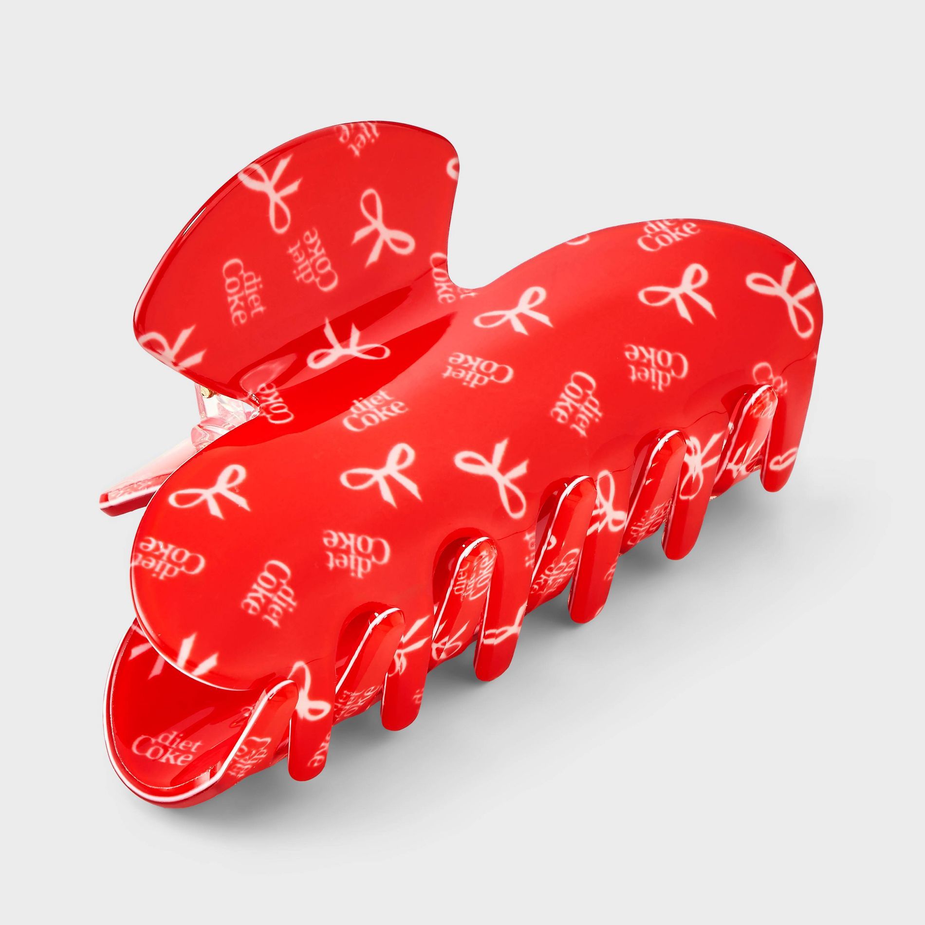 Women's Diet Coke Graphic Jaw Clip - Red