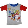 Nickelodeon Paw Patrol Toddler Boys' 4-Piece Cotton Pajama Set - 2 of 4